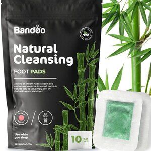 Original Deep Cleansing Bamboo Foot Pads - 10 Foot Pads SEALED